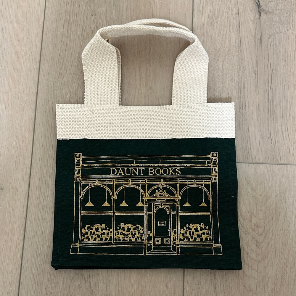 Daunt Books Mini Metallic Canvas Bag